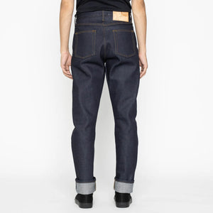 Naked and Famous 22 ounce Elephant 2 Reborn Selvedge Jeans True Guy Regular Straight worn backside