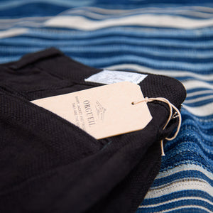 Orgueil OR-1105 11,5oz Black Check Dobby Trouser – Regular Tapered