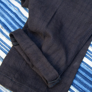 Orgueil OR-1105 11,5oz Black Check Dobby Trouser – Regular Tapered