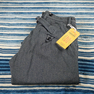 Orgueil OR 1117 Classic Wide Low Trousers Twisted Heather Wide Straight folded