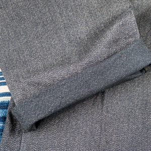 Orgueil OR 1117 Classic Wide Low Trousers Twisted Heather Wide Straight close up cuff