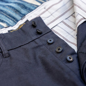 Orgueil OR-1113 Coalminer Moleskin Trousers - Black / Wide Tapered