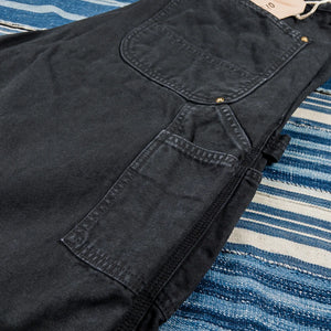 OrSlow 5328 Dads Fit Oxford Painter Pants Black detail utility pocket