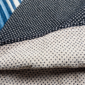 OrSlow Mizutama Jacquard Dress Black Polka Dot close up fabric