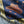 Pendleton Organic Cotton Baby Blanket Cosmic Rodeo Blue close up cowboy hat design