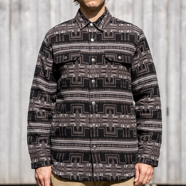 Pendleton 8,8oz Sherpa-Lined Bay City Shirt-Jacket – Harding / Charcoal