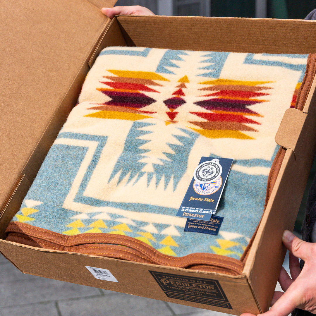 Shop Now - Pendleton Harding Blanket / Shale