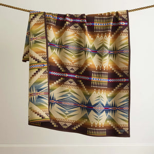 Pendleton Jacquard Blanket Mystic Lake Hanging
