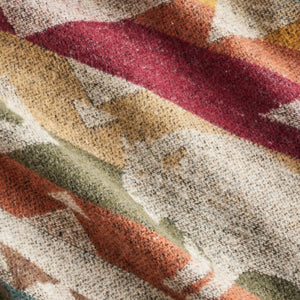 Pendleton Oversized Blanket Wrap Buffalo detail fabric