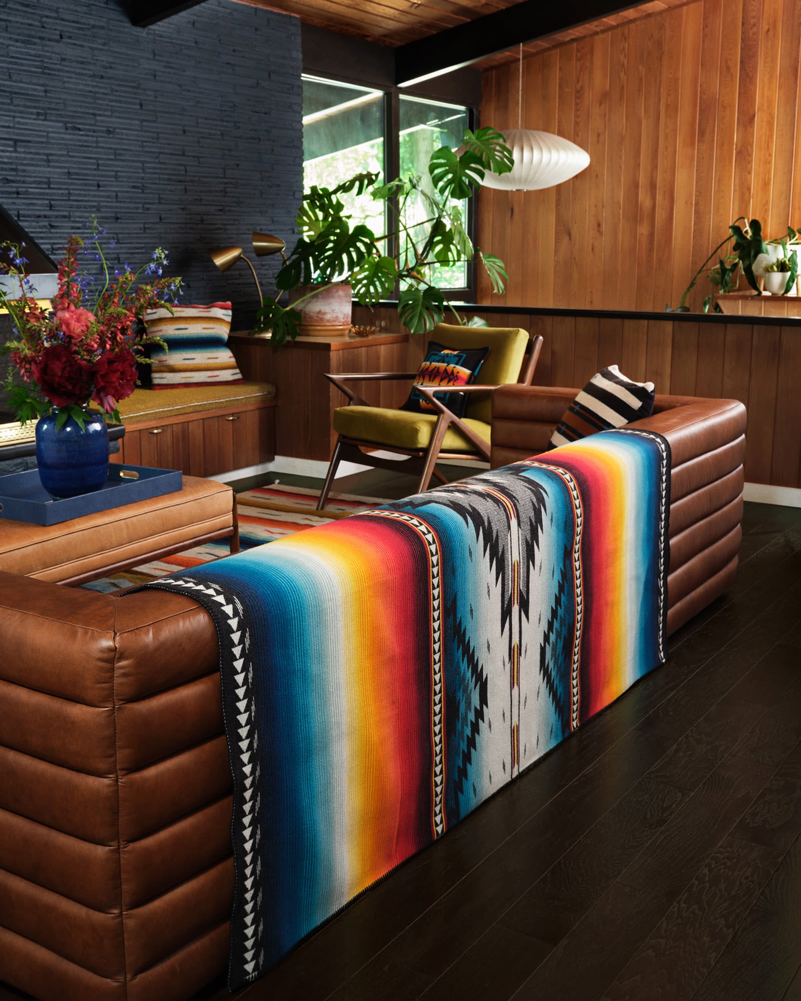 Pendleton Saltillo Sunset Blanket ( 162 x 203 cm)