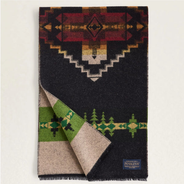 Pendleton Jacquard Wool Scarf – Four Corners