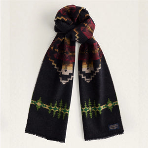 Pendleton Jacquard Wool Scarf – Four Corners