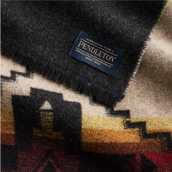 Pendleton Jacquard Wool Scarf – Four Corners