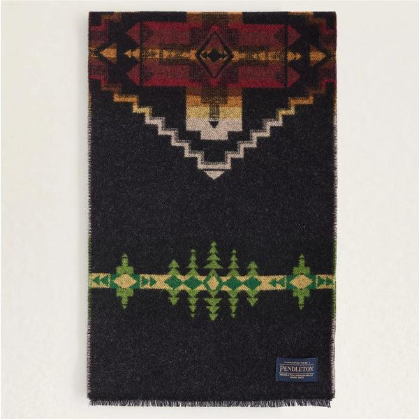 Pendleton Jacquard Wool Scarf – Four Corners