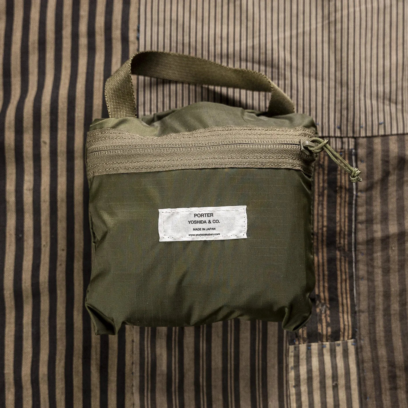 Porter FLEX 2Way Tote Bag – Olive Drab Nylon Ripstop Packable Porter FLEX 2Way Tote Bag – Olive Drab Nylon Ripstop Packable