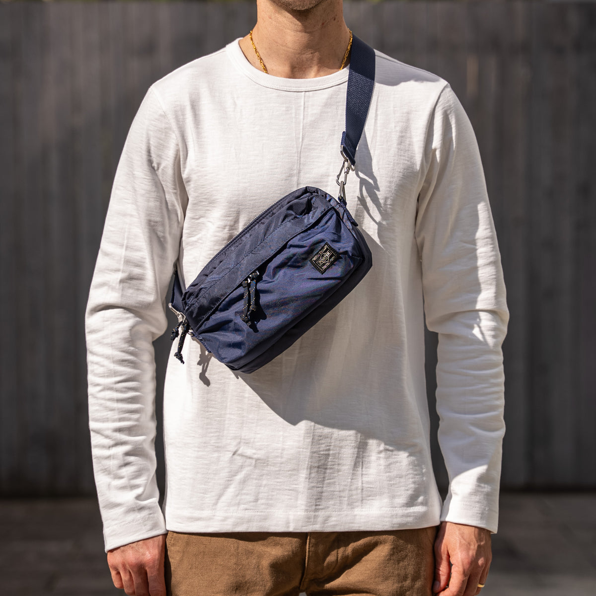 Porter Yoshida Force 2Way Waist Bag - Navy