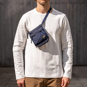 Porter-Yoshida and Co Force Shoulder Bag Navy in Blue for Men