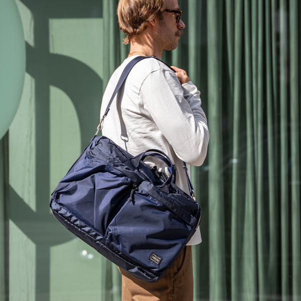 Porter Yoshida FORCE 3-Way Briefcase / Backpack – Navy