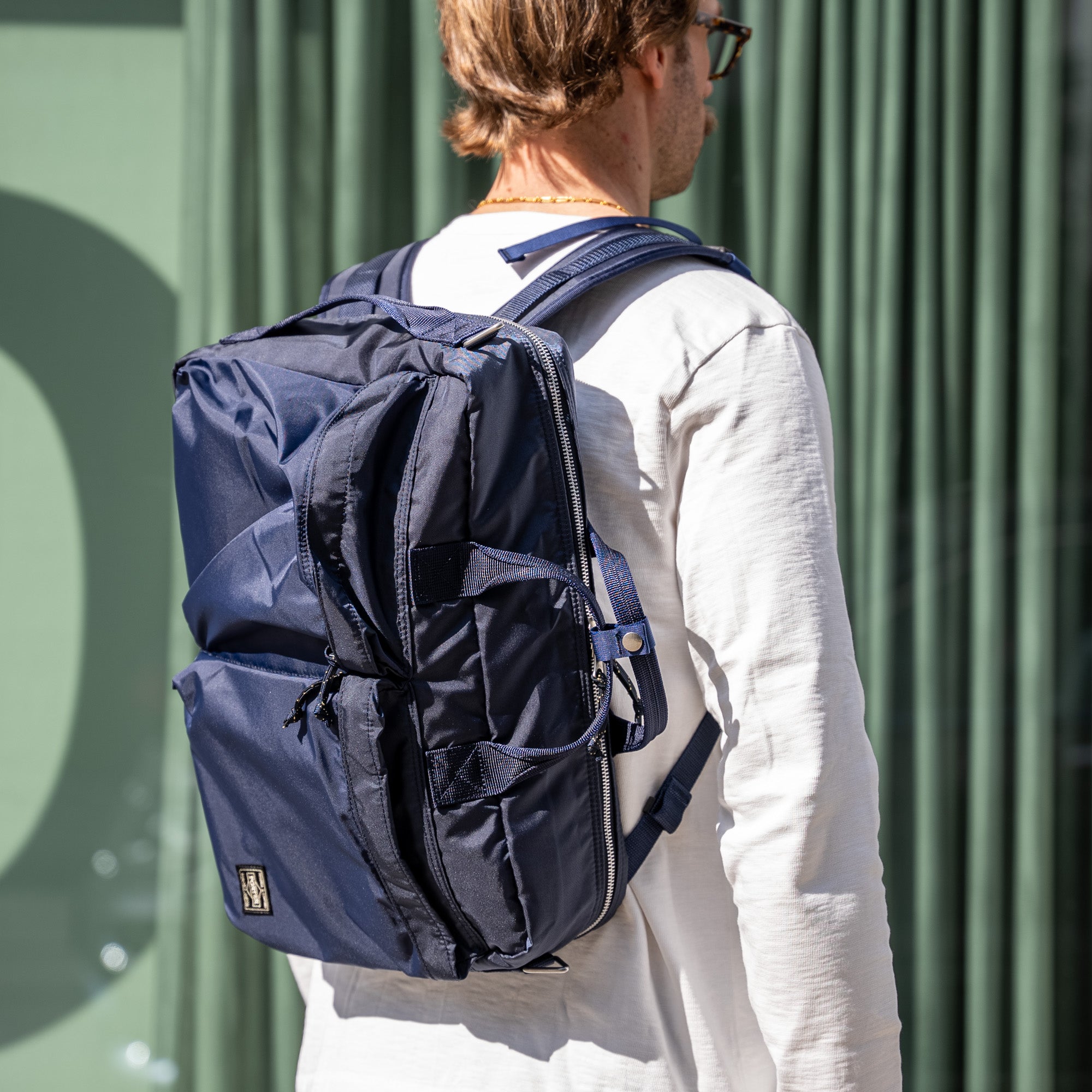 Porter Yoshida FORCE 3-Way Briefcase Backpack Navy Porter Yoshida FORCE 3-Way Briefcase Backpack Navy