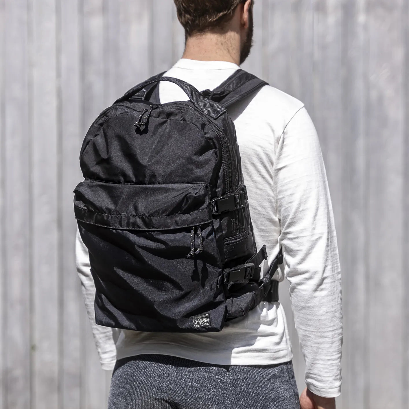 Porter Yoshida Force Daypack - Black Porter Yoshida Force Daypack - Black