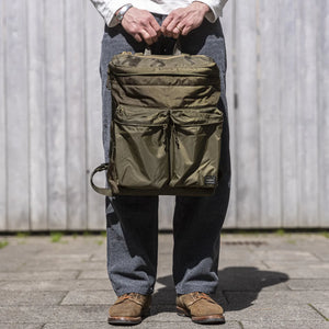 Porter Yoshida FORCE Top Load Daypack - Olive Drab