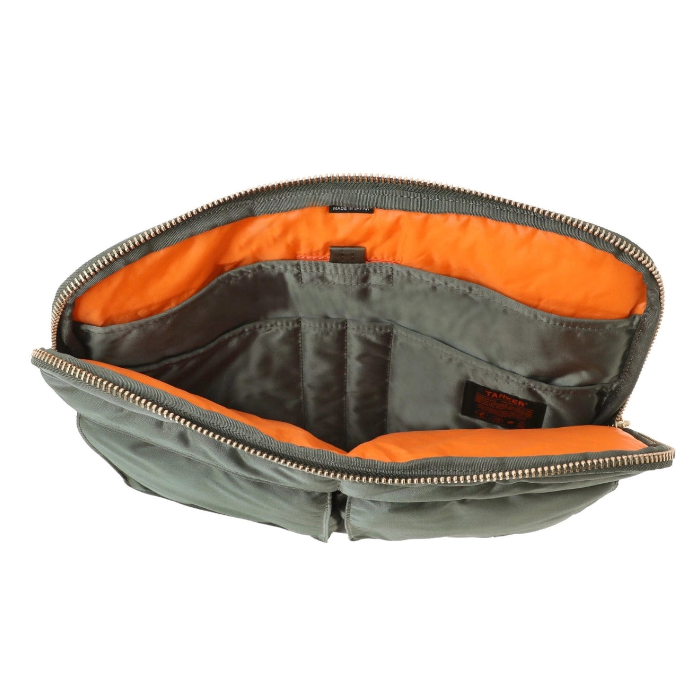 Porter Yoshida New Tanker Document Case Sage Green – Made in Japan Porter Yoshida New Tanker Document Case Sage Green – Made in Japan