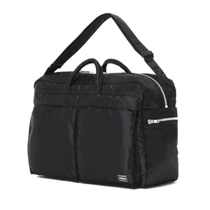 Porter Yoshida New Tanker Duffle Bag Black front with strap