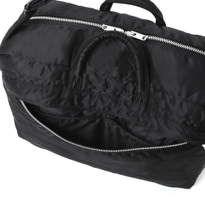 Porter Yoshida New Tanker Duffle Bag Black backside open document pocket