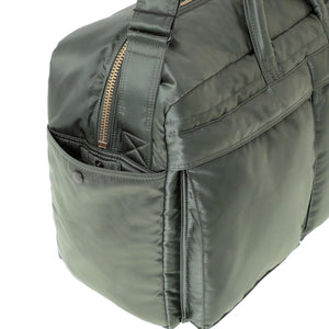 Porter Yoshida New Tanker Duffle Bag Sage Green right side pocket