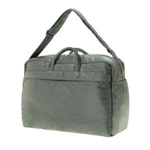 Porter Yoshida New Tanker Duffle Bag Sage Green backside with strap