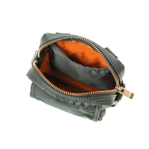 Porter Yoshida New Tanker Rucksack L Sage Green mini shoulder bag open main compartment