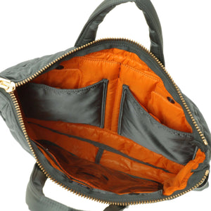 Porter Yoshida New Tanker Short Helmet Bag Sage Green open other side