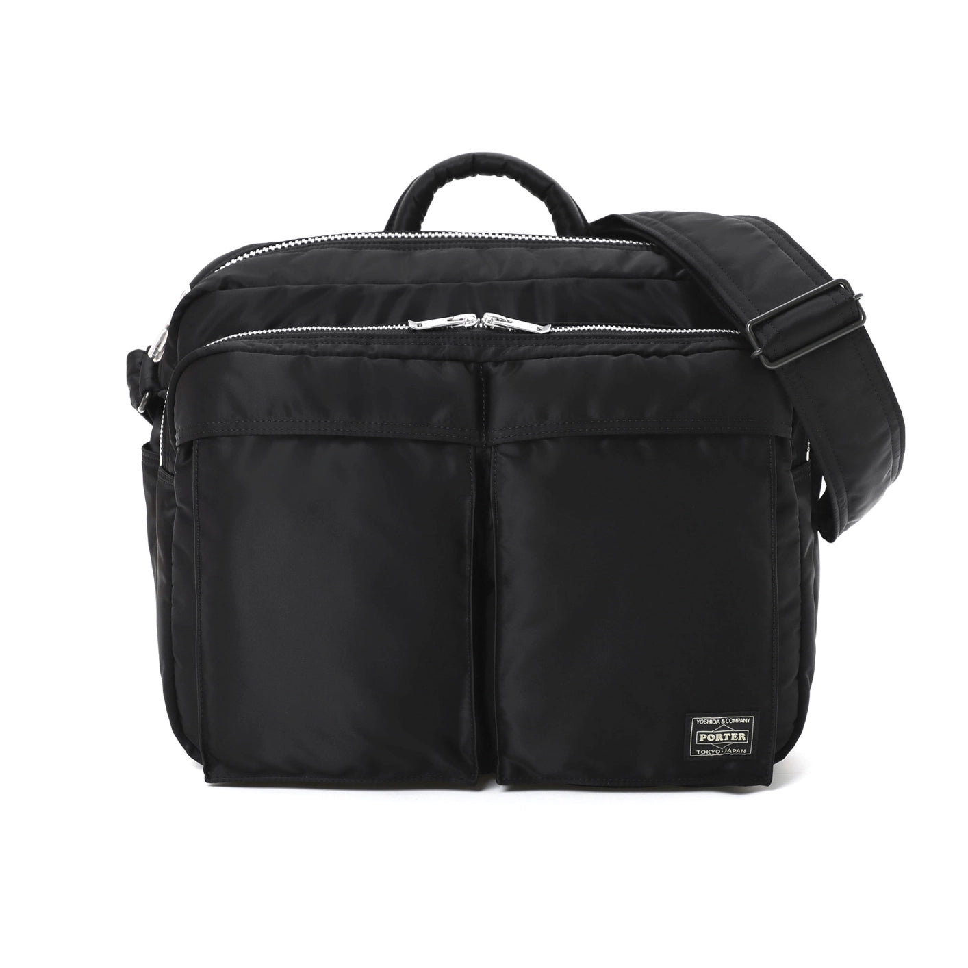 バッグ PORTER TANKER Zippered sling bag BLACK Porter Yoshida New Tanker Sling Bag XL Black – Made in Japan