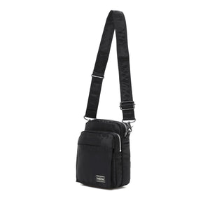 Porter Yoshida New Tanker Vertical Bag Black front with strap