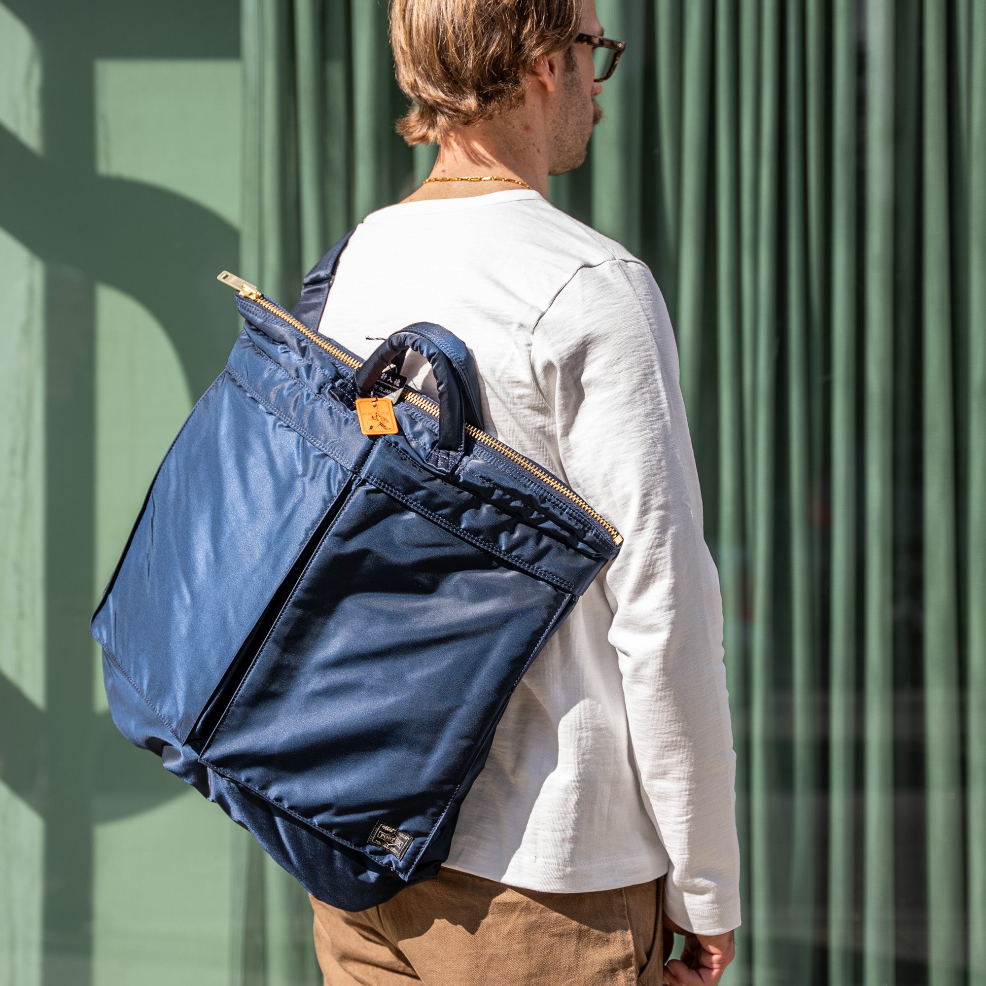 Porter-Yoshida & Co. Tanker 2Way Helmet Bag - Iron Blue – Totem Brand Co.