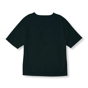 Prequel 10oz Archive Summer Sweat Henley Black backside flat