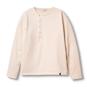 Prequel 15oz 1920s Archive Henley Natural flat front