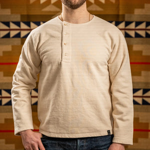 Prequel 15oz 1920s Archive Henley Natural worn front