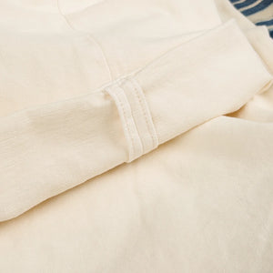 Prequel 1930 6oz French Army Summer Pants White close up cuff