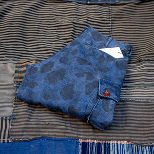 Prequel 8oz Combat Cargo Trousers - Indigo Dye / Duck Hunter Camo