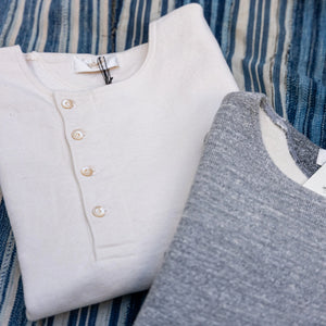 Prequel 15.5oz Archive Henley Sweatshirt - Natural