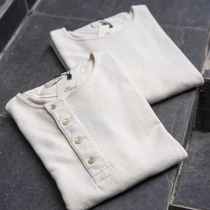 Prequel 10oz Archive Summer Sweat Henley - Natural