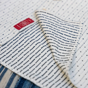 Prequel 5.5oz Slub Yarn Cashmere Work Shirt - Natural