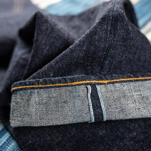 Pure Blue Japan XX002 14oz Piped Selvedge Denim Relaxed Straight detail selvedge