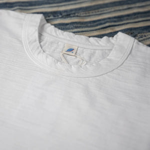 Pure Blue Japan SLB 5011 8oz Super Slub Tshirt White