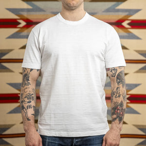 Pure Blue Japan SLB 5011 8oz Super Slub Tshirt White