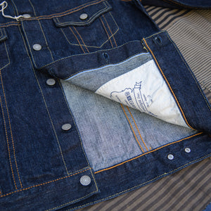 Pure Blue Japan 14oz Modified Type III Selvedge Denim Jacket
