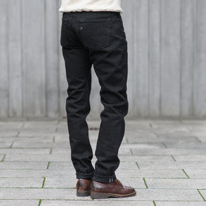 Pure Blue Japan TCD-019 14oz Teacore Black Selvedge Jeans – Relaxed Tapered