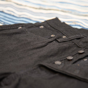 Pure Blue Japan TCD-019 14oz Teacore Black Selvedge Jeans – Relaxed Tapered