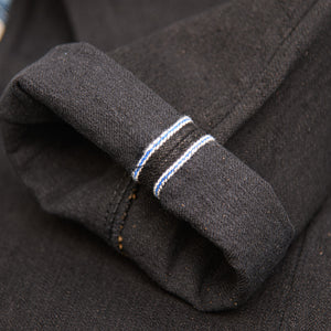 Pure Blue Japan TCD-019 14oz Teacore Black Selvedge Jeans – Relaxed Tapered